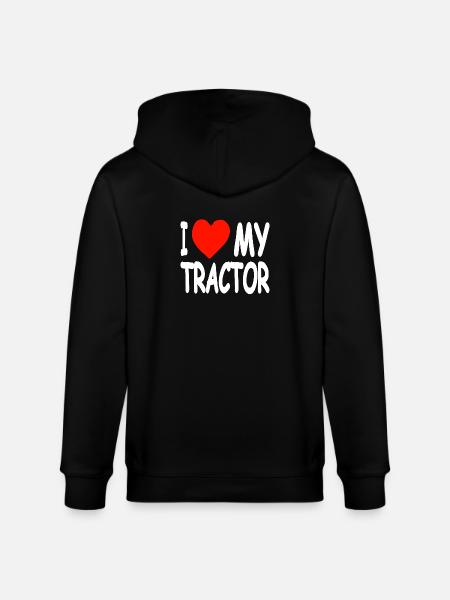 Traktor - Stanley/Stella Unisex Bio-Kapuzenjacke CULTIVATOR - Schwarz