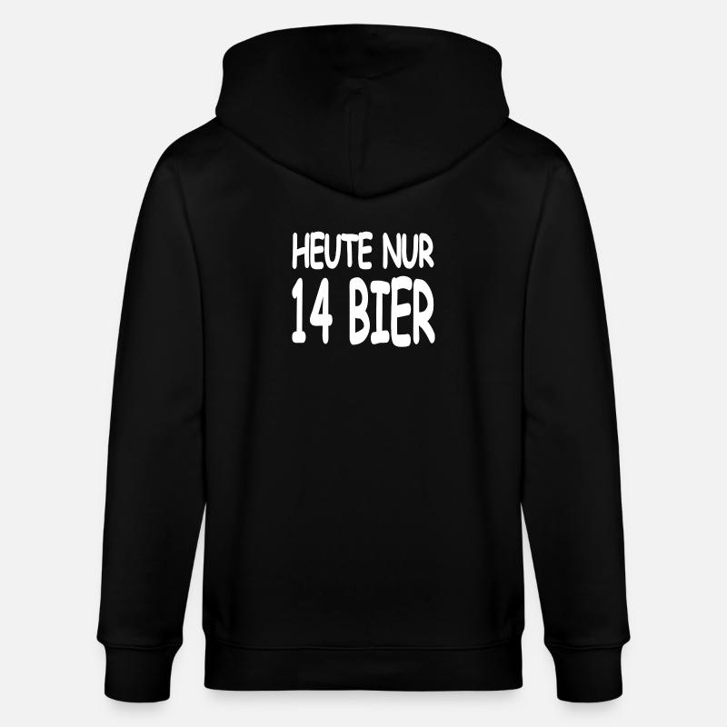 Bier - Stanley/Stella Unisex Bio-Kapuzenjacke CULTIVATOR  - Schwarz