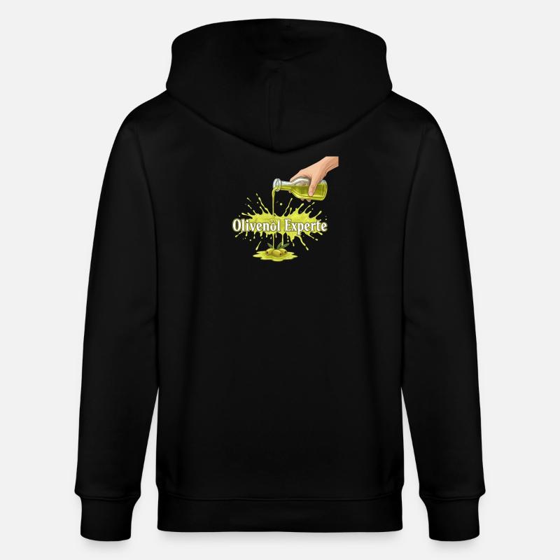 Olivenöl Experte - Stanley/Stella Unisex Bio-Kapuzenjacke CULTIVATOR  - Schwarz
