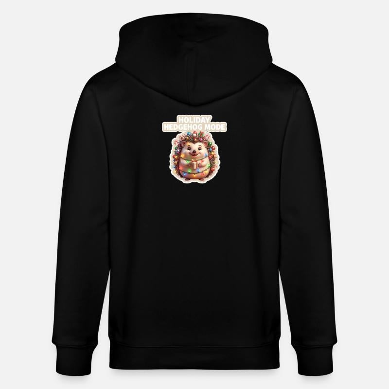 Holiday Igelmodus - Stanley/Stella Unisex Bio-Kapuzenjacke CULTIVATOR  - Schwarz