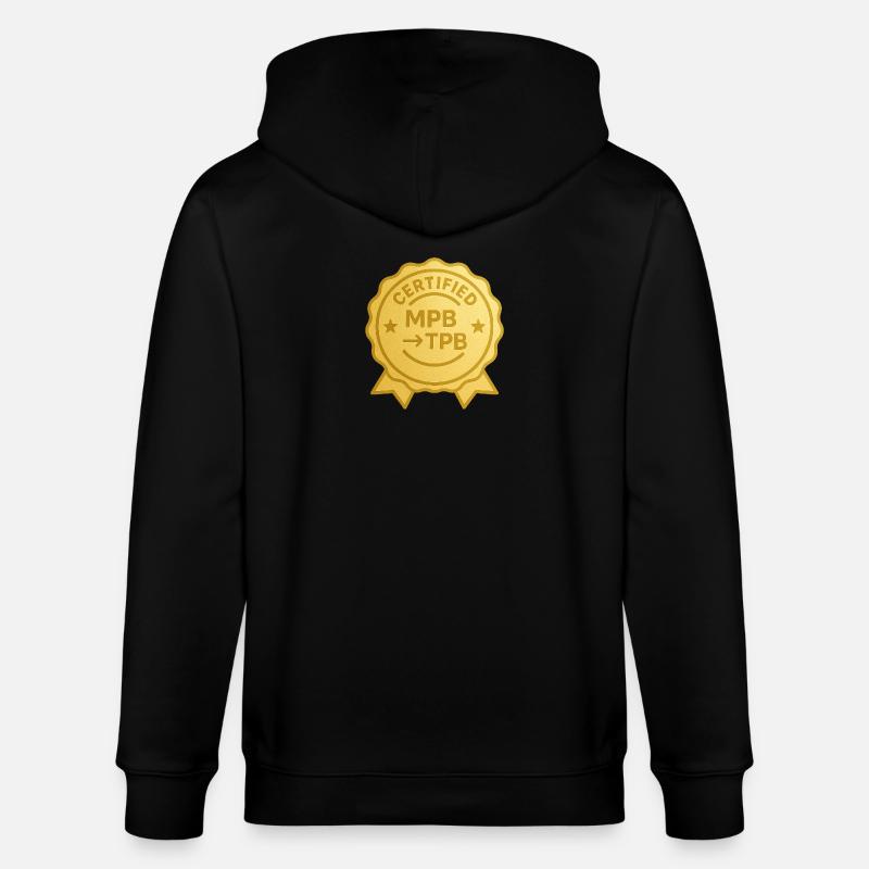 mpbtpb - Veste à capuche bio CULTIVATOR Stanley/Stella Unisexe - noir