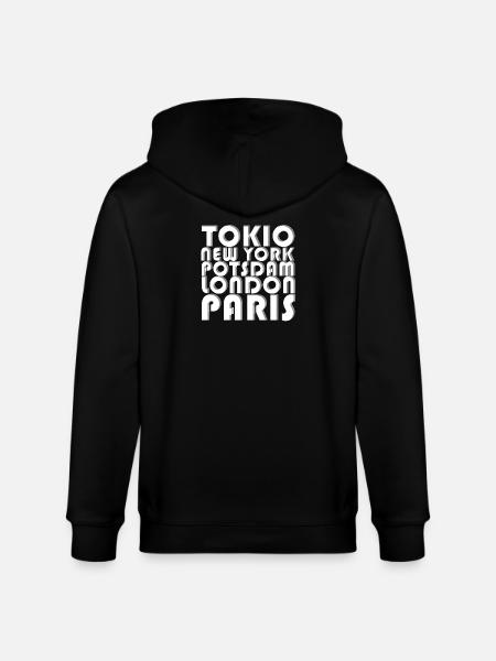 METROPOLIS POTSDAM - Stanley/Stella CULTIVATOR Unisex Organic Hooded Jacket - black