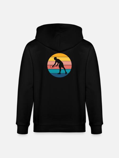 Tennis - Stanley/Stella CULTIVATOR Unisex Organic Hooded Jacket - black