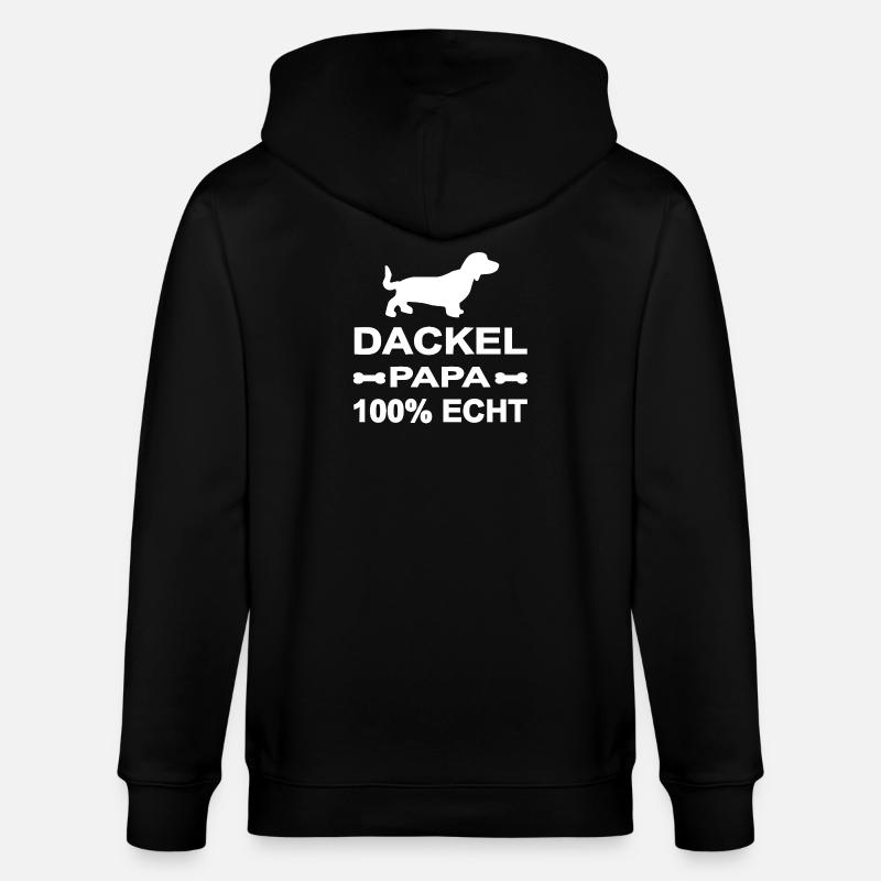 Teckel - Veste à capuche bio CULTIVATOR Stanley/Stella Unisexe - noir