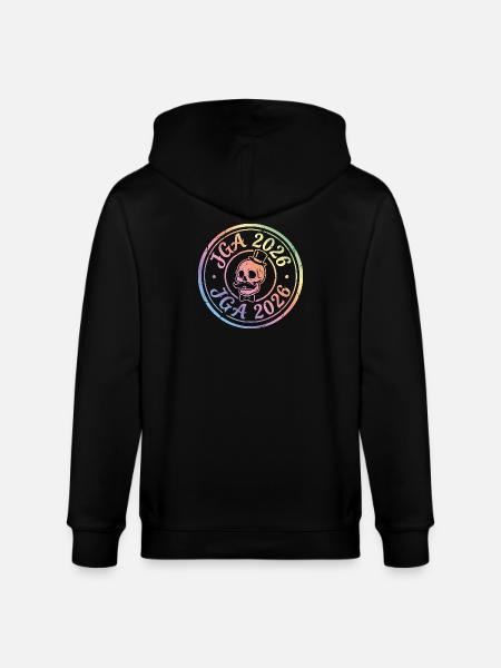 Jga 2026 Skull Bachelor Party - Stanley/Stella CULTIVATOR Unisex Organic Hooded Jacket - black