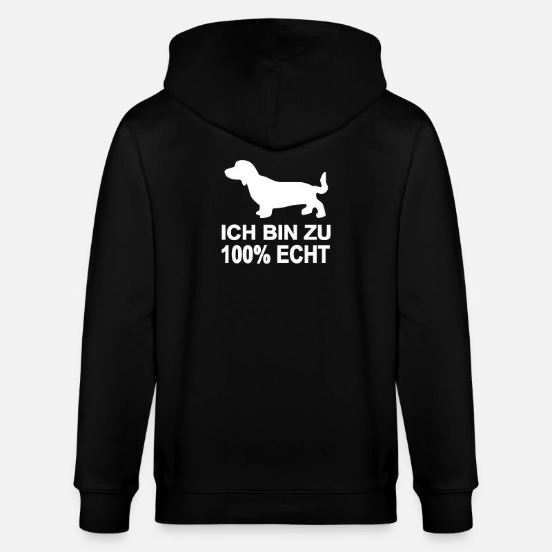 Teckel - Veste à capuche bio CULTIVATOR Stanley/Stella Unisexe - noir