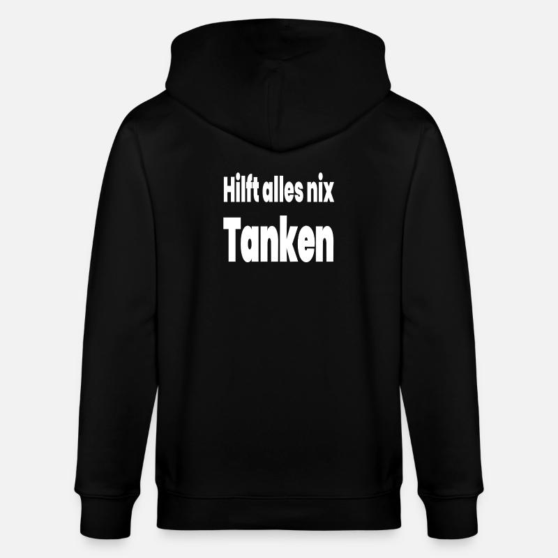 refuel - Stanley/Stella CULTIVATOR  Unisex Organic Hooded Jacket - black
