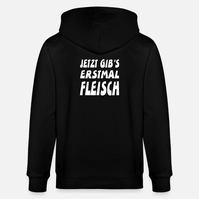 Fleisch - Stanley/Stella Unisex Bio-Kapuzenjacke CULTIVATOR  - Schwarz