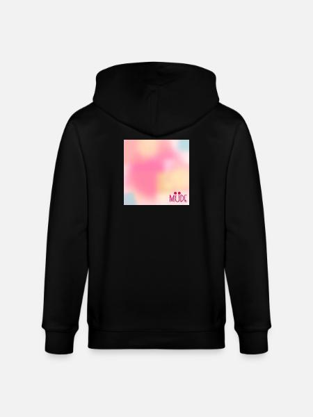 Himmel Stimmung Müde - Stanley/Stella Unisex Bio-Kapuzenjacke CULTIVATOR  - Schwarz