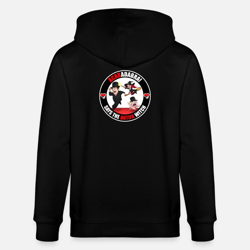 The Antifa Witch - Rich - Veste à capuche bio CULTIVATOR Stanley/Stella Unisexe - noir