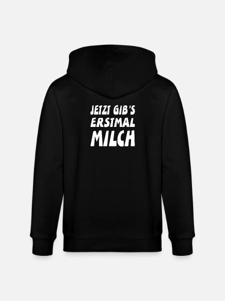 Milch - Stanley/Stella Unisex Bio-Kapuzenjacke CULTIVATOR  - Schwarz