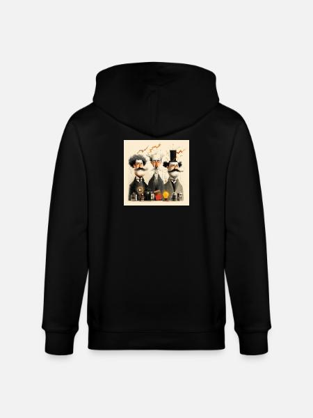 Zukunft erfinden - Stanley/Stella Unisex Bio-Kapuzenjacke CULTIVATOR - Schwarz