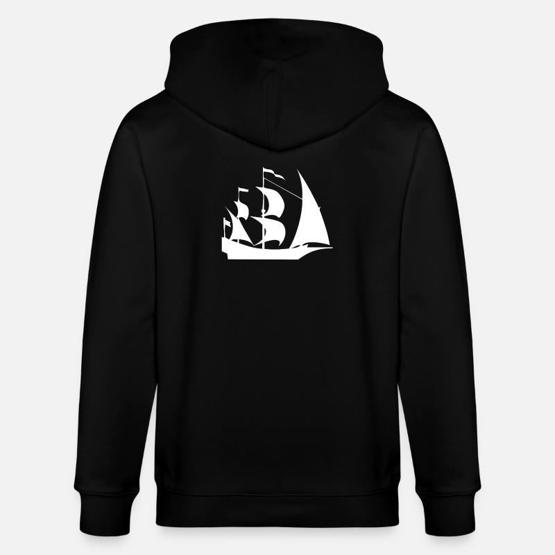 Voile - Veste à capuche bio CULTIVATOR Stanley/Stella Unisexe - noir
