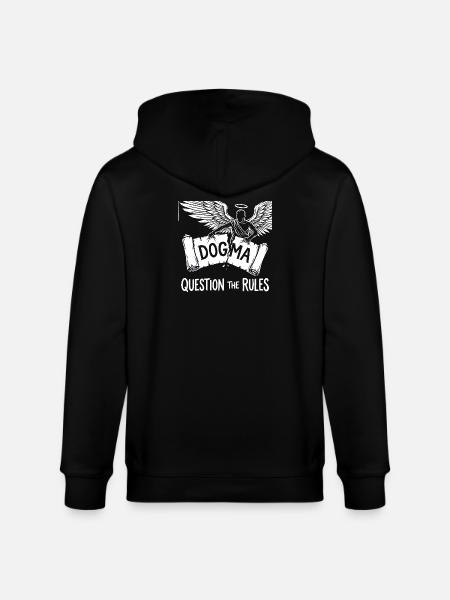 Dogma Flight: Ask the Rules - Stanley/Stella CULTIVATOR Unisex Organic Hooded Jacket - black