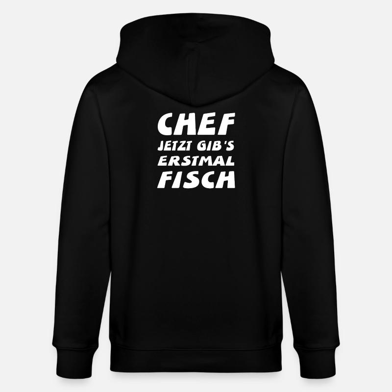 Chef - Stanley/Stella Unisex Bio-Kapuzenjacke CULTIVATOR  - Schwarz
