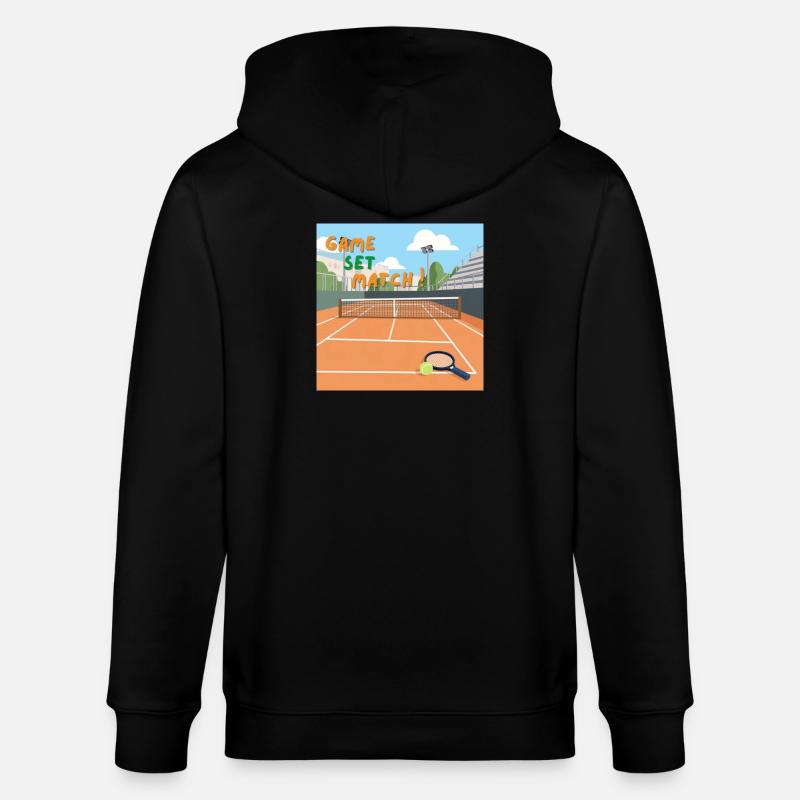 Game Set Match - Veste à capuche bio CULTIVATOR Stanley/Stella Unisexe - noir