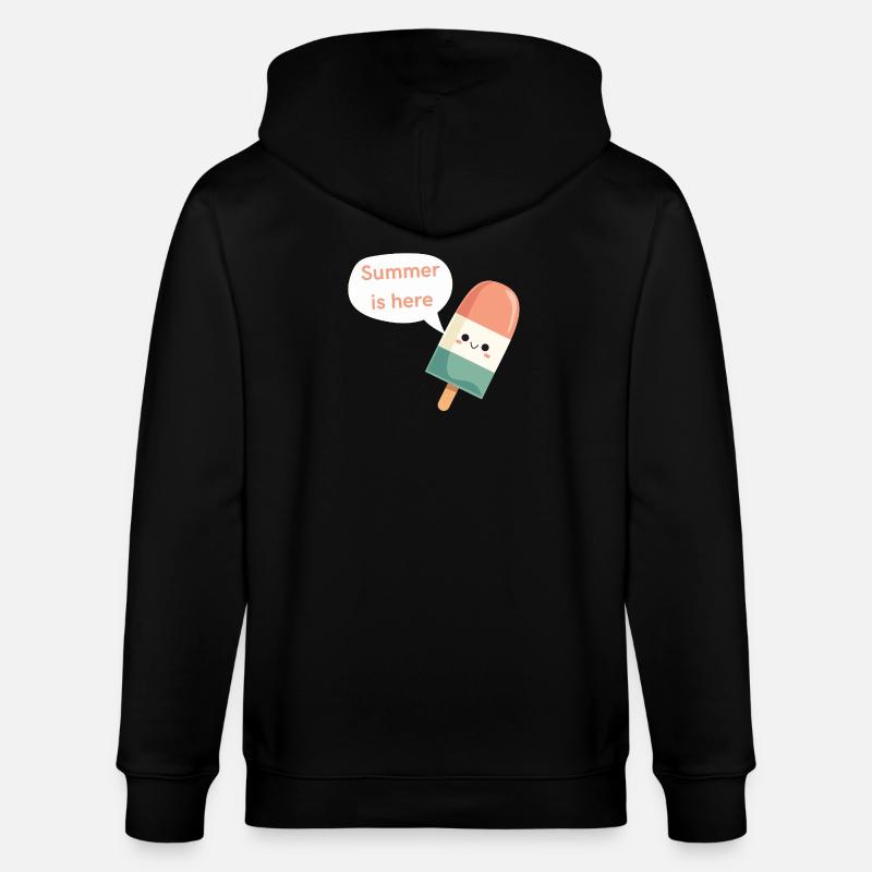 L’été est là - Veste à capuche bio CULTIVATOR Stanley/Stella Unisexe - noir