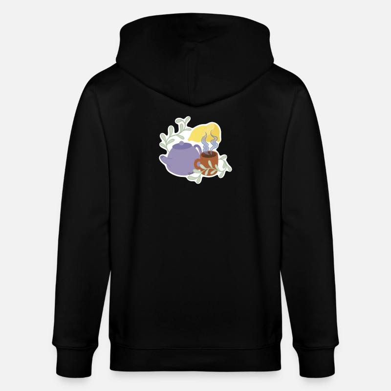 Citron thé - Veste à capuche bio CULTIVATOR Stanley/Stella Unisexe - noir