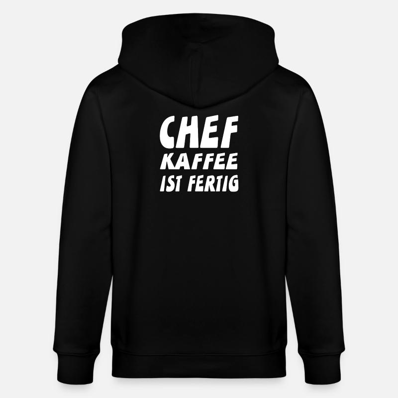 Chef - Stanley/Stella Unisex Bio-Kapuzenjacke CULTIVATOR  - Schwarz