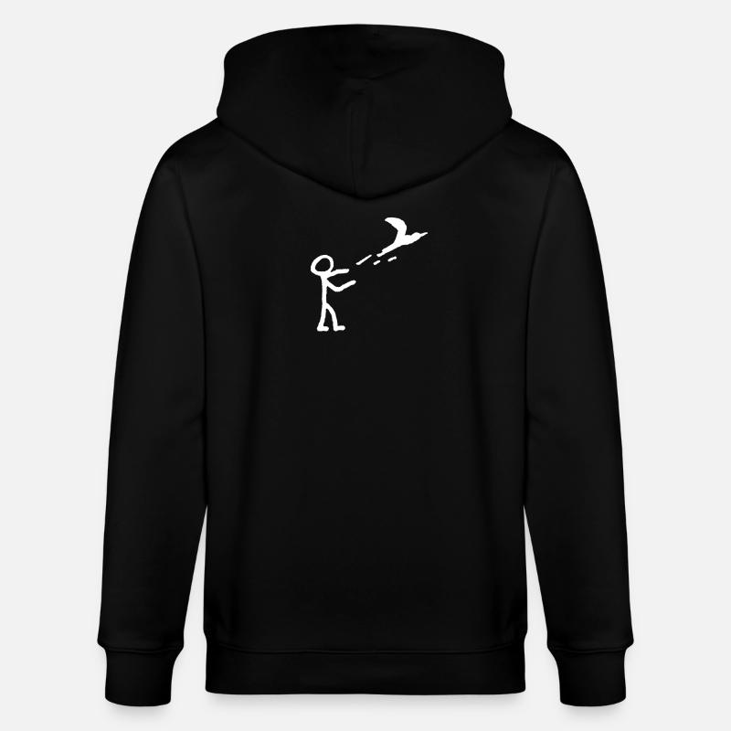 Lâche-le - Veste à capuche bio CULTIVATOR Stanley/Stella Unisexe - noir