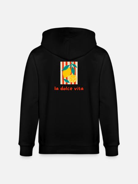 La dolce vita - Stanley/Stella Unisex Bio-Kapuzenjacke CULTIVATOR - Schwarz