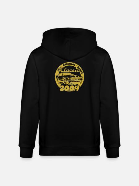 22nd Birthday - Classic Musclecar 07/2004 - Stanley/Stella CULTIVATOR Unisex Organic Hooded Jacket - black