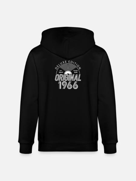 60th birthday, 60 years - Stanley/Stella CULTIVATOR Unisex Organic Hooded Jacket - black