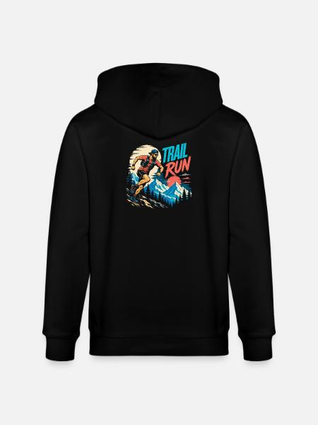 Trailrun - Stanley/Stella Unisex Bio-Kapuzenjacke CULTIVATOR - Schwarz