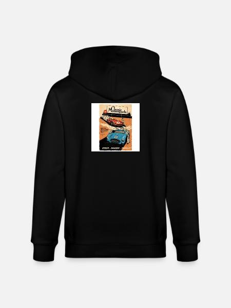 Motorsport - Stanley/Stella CULTIVATOR  Unisex Organic Hooded Jacket - black