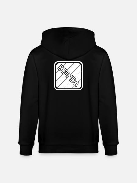 Gift for Belinda - Stanley/Stella CULTIVATOR  Unisex Organic Hooded Jacket - black