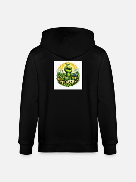 énergie verte - Veste à capuche bio CULTIVATOR Stanley/Stella Unisexe - noir