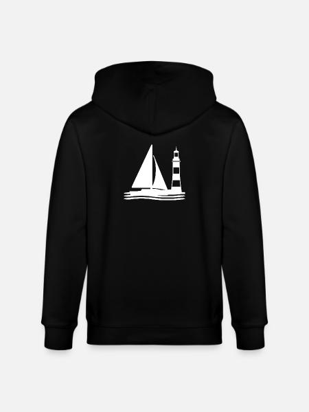 Sail - Stanley/Stella CULTIVATOR Unisex Organic Hooded Jacket - black