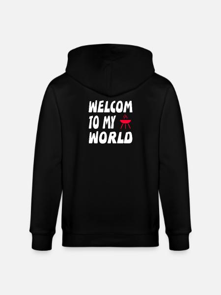Grillen - Stanley/Stella Unisex Bio-Kapuzenjacke CULTIVATOR - Schwarz