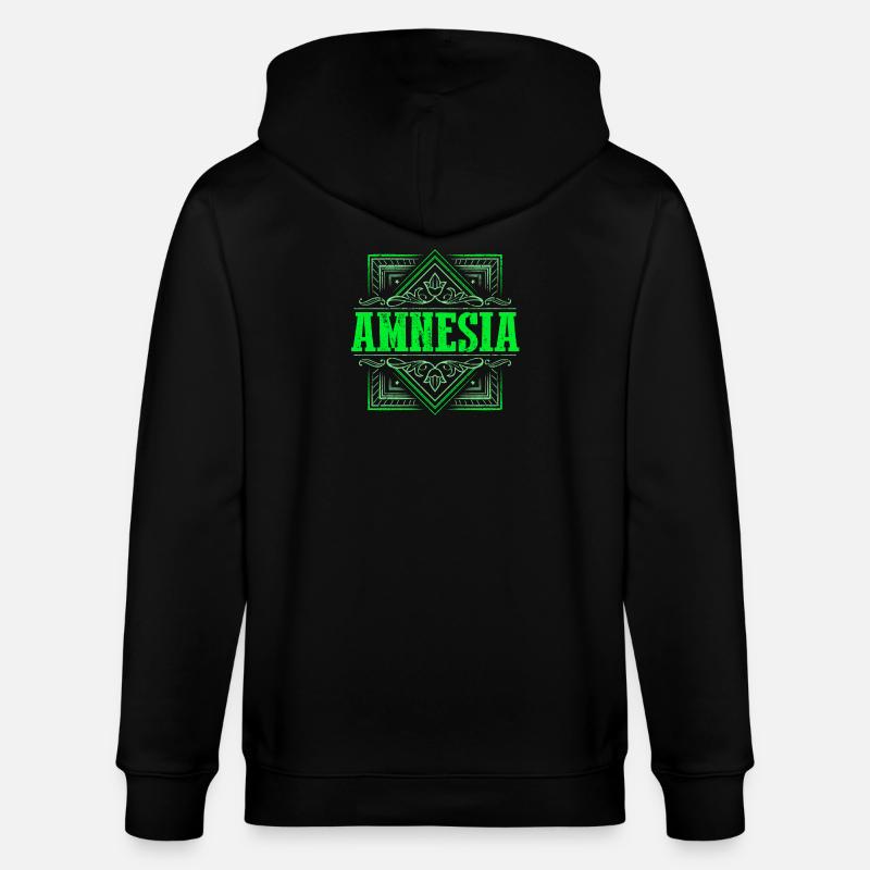 Amnesia Weed THC Kush CBD - Stanley/Stella Unisex Bio-Kapuzenjacke CULTIVATOR  - Schwarz