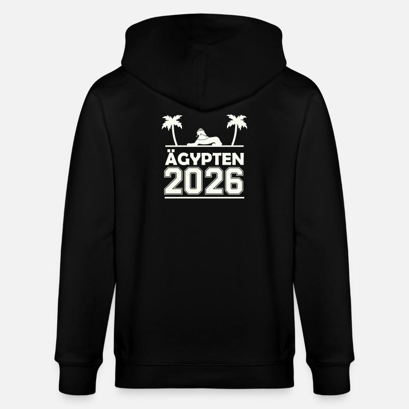 Silhouette Égypte 2026 - Veste à capuche bio CULTIVATOR Stanley/Stella Unisexe - noir