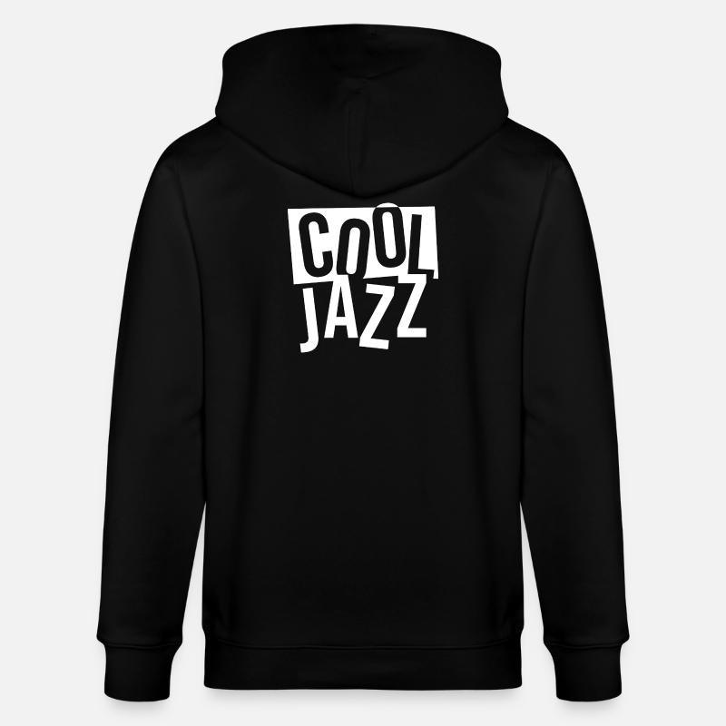 Bold Jazz Typografie-Stapel - Stanley/Stella Unisex Bio-Kapuzenjacke CULTIVATOR - Schwarz