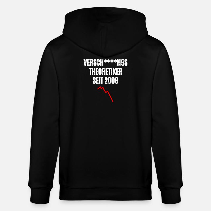 Verschwörungstheoretiker Wirtschaft - Stanley/Stella Unisex Bio-Kapuzenjacke CULTIVATOR  - Schwarz