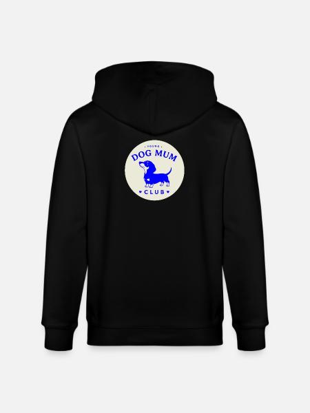 Junge Hundemutti Club Logo - Stanley/Stella Unisex Bio-Kapuzenjacke CULTIVATOR - Schwarz