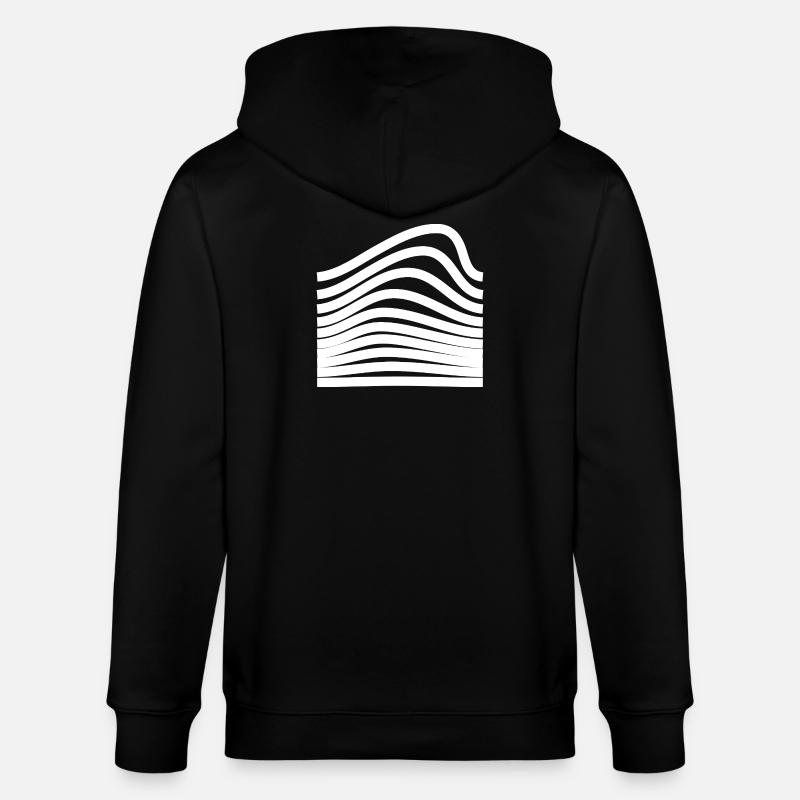Conception ondulée et audacieuse - Veste à capuche bio CULTIVATOR Stanley/Stella Unisexe - noir