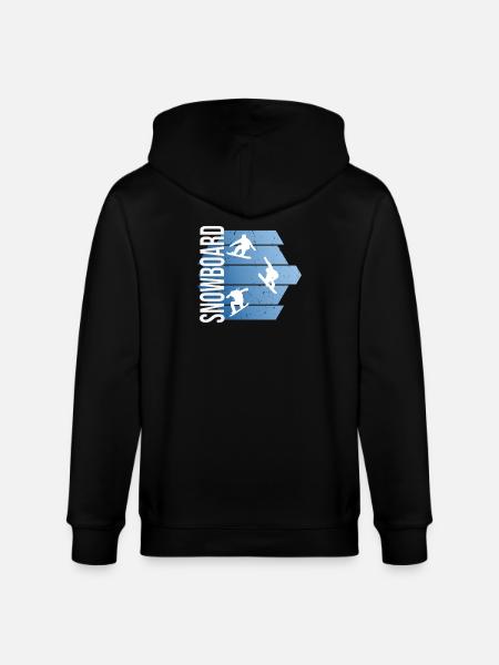 Snowboard - Stanley/Stella Unisex Bio-Kapuzenjacke CULTIVATOR - Schwarz