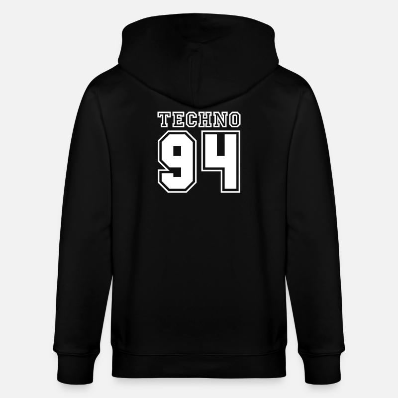 TECHNO 94 - Stanley/Stella Unisex Bio-Kapuzenjacke CULTIVATOR  - Schwarz