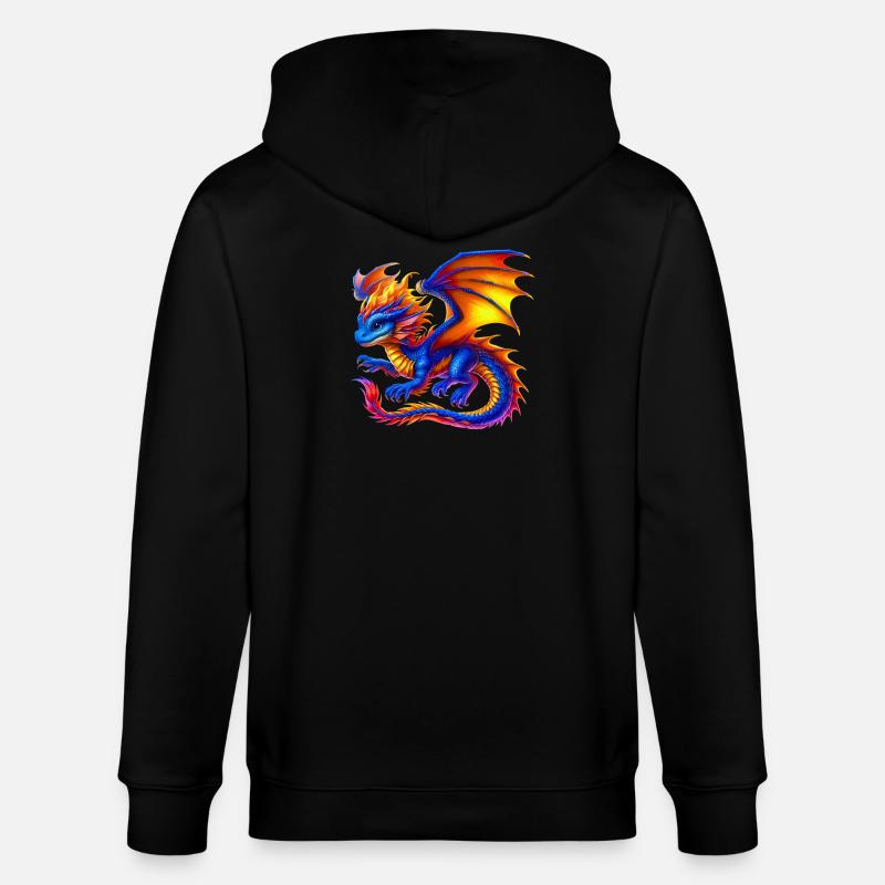 Dragon - Veste à capuche bio CULTIVATOR Stanley/Stella Unisexe - noir