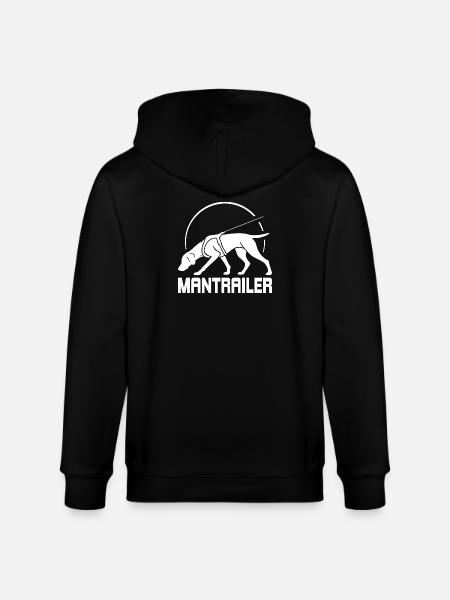 Tysk korthåret MANTRAILER Søgehunde Hund - Stanley/Stella økologisk unisex-hættejakke CULTIVATOR - sort