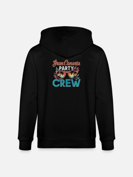 Gran Canaria Crew - Stanley/Stella CULTIVATOR Unisex Organic Hooded Jacket - black