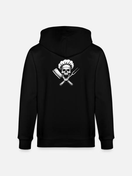 Kochskull - Stanley/Stella Unisex Bio-Kapuzenjacke CULTIVATOR - Schwarz