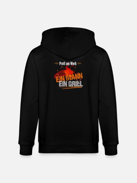 Profi am Werk - Stanley/Stella Unisex Bio-Kapuzenjacke CULTIVATOR  - Schwarz