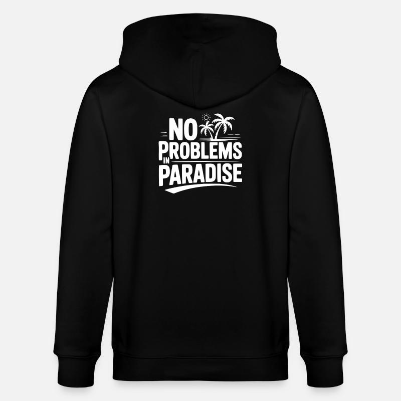 Keine Probleme im Paradies - Stanley/Stella Unisex Bio-Kapuzenjacke CULTIVATOR  - Schwarz