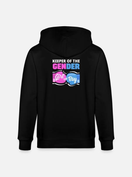 Kønsbeskytteren Boksehandsker - Stanley/Stella økologisk unisex-hættejakke CULTIVATOR  - sort