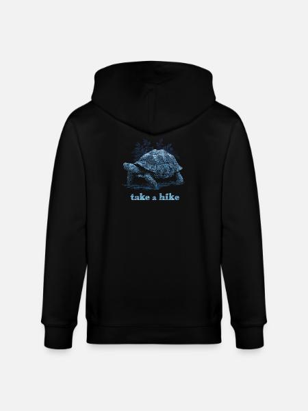 take a hike - Stanley/Stella CULTIVATOR Unisex Organic Hooded Jacket - black
