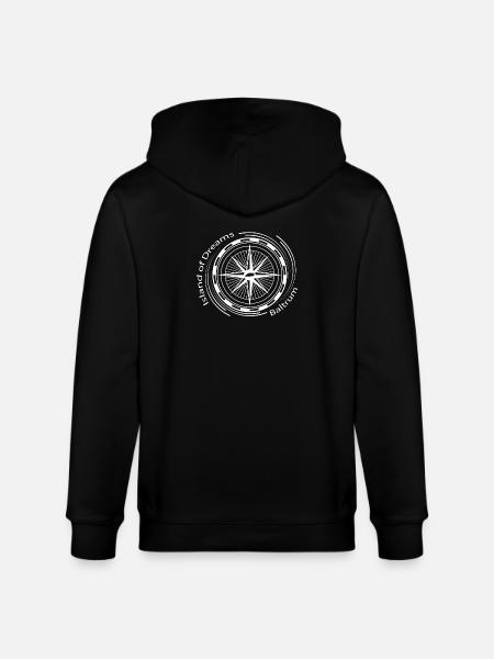 Island of Dreams - Baltrum - Stanley/Stella Unisex Bio-Kapuzenjacke CULTIVATOR  - Schwarz